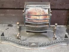 Steel fire basket and fender