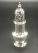 Georgian silver sugar caster