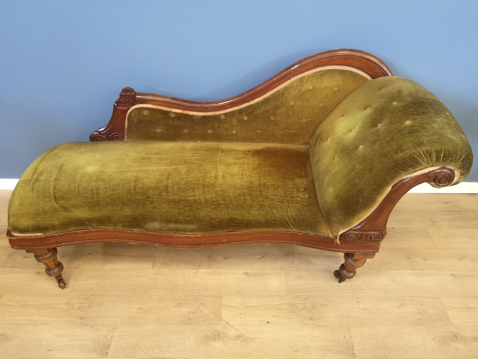 Victorian chaise longue - Image 2 of 5