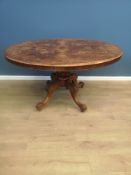 Victorian tilt top breakfast table