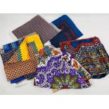 Ten Turnbull and Asser silk pocket squares.