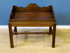 Mahogany butlers tray