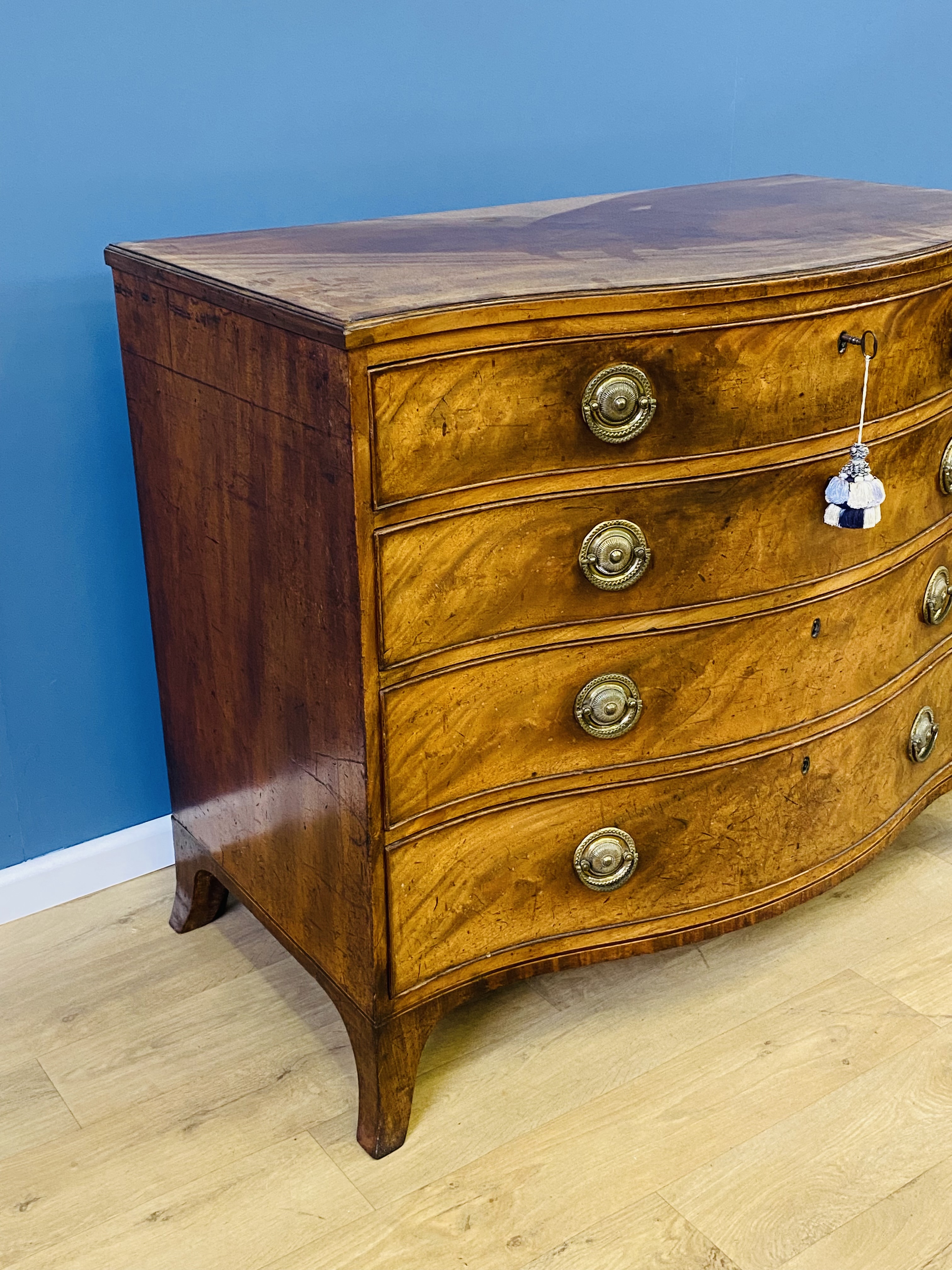 Regency mahogany chest of drawers - Image 5 of 8