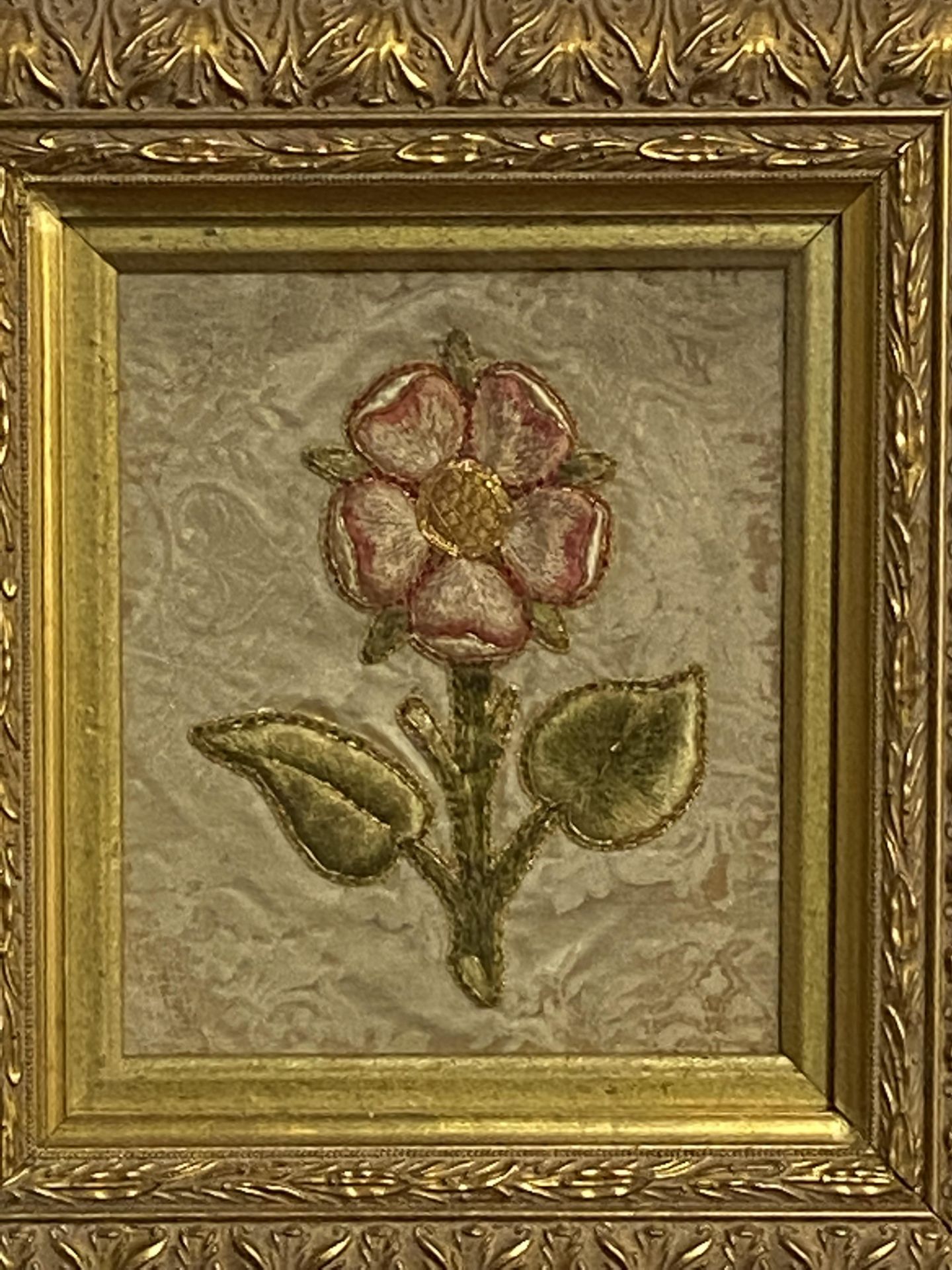 19th century silk embroidery - Image 3 of 4