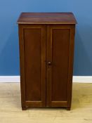 Mahogany music cupboard