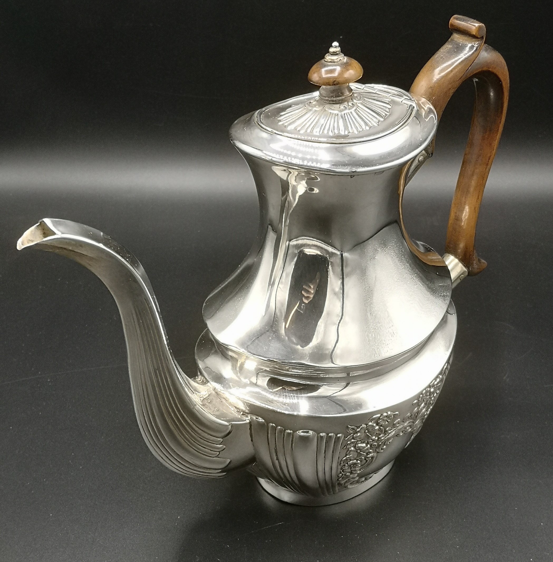 Silver coffee pot - Image 2 of 6