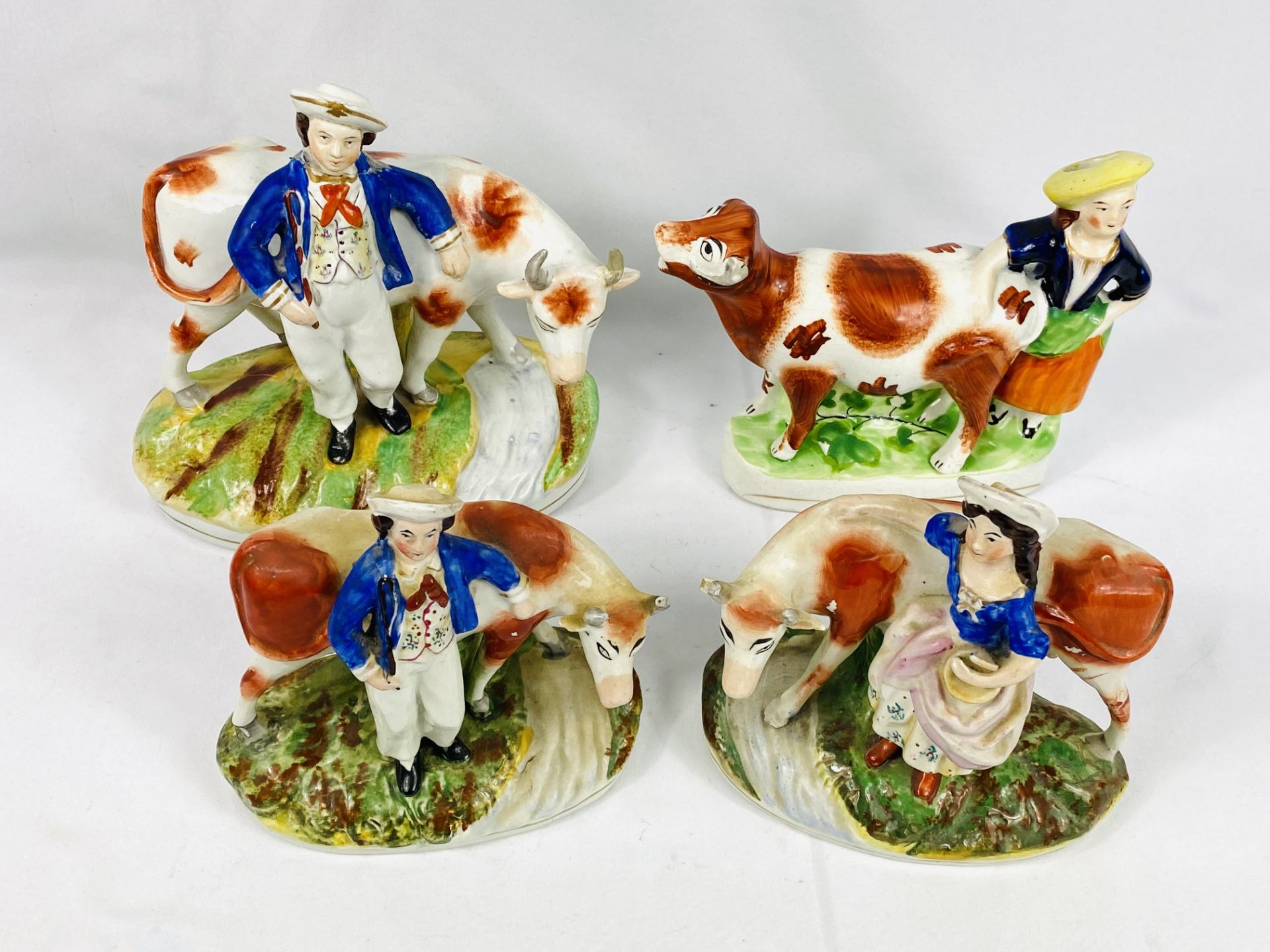 Four Staffordshire figurines - Image 2 of 3