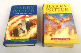 Two Harry Potter first editions