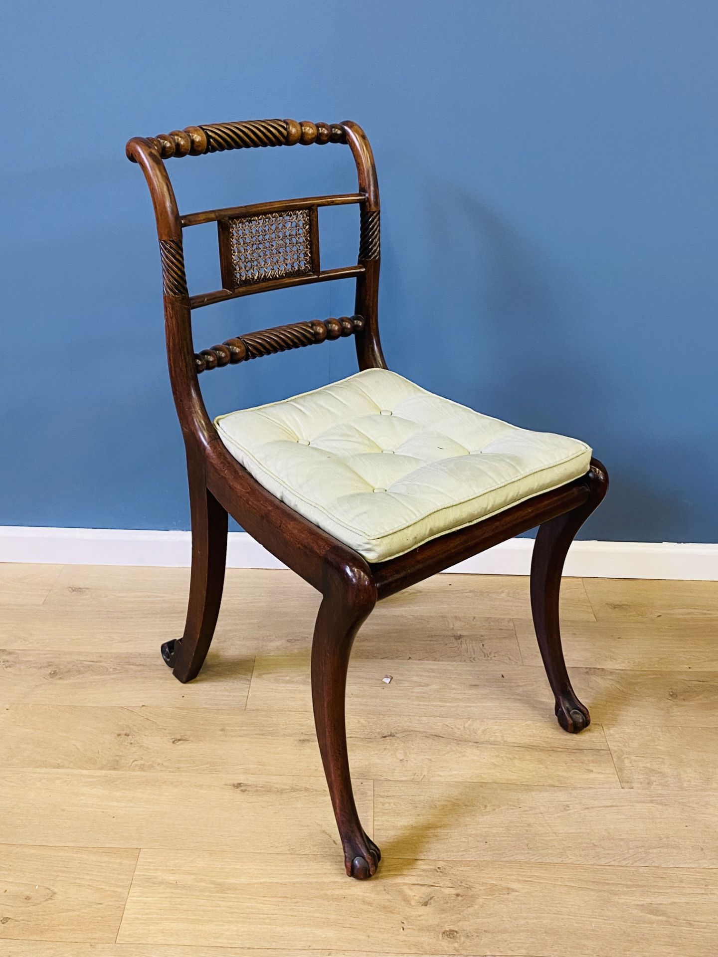 Six mahogany dining chairs - Image 5 of 7