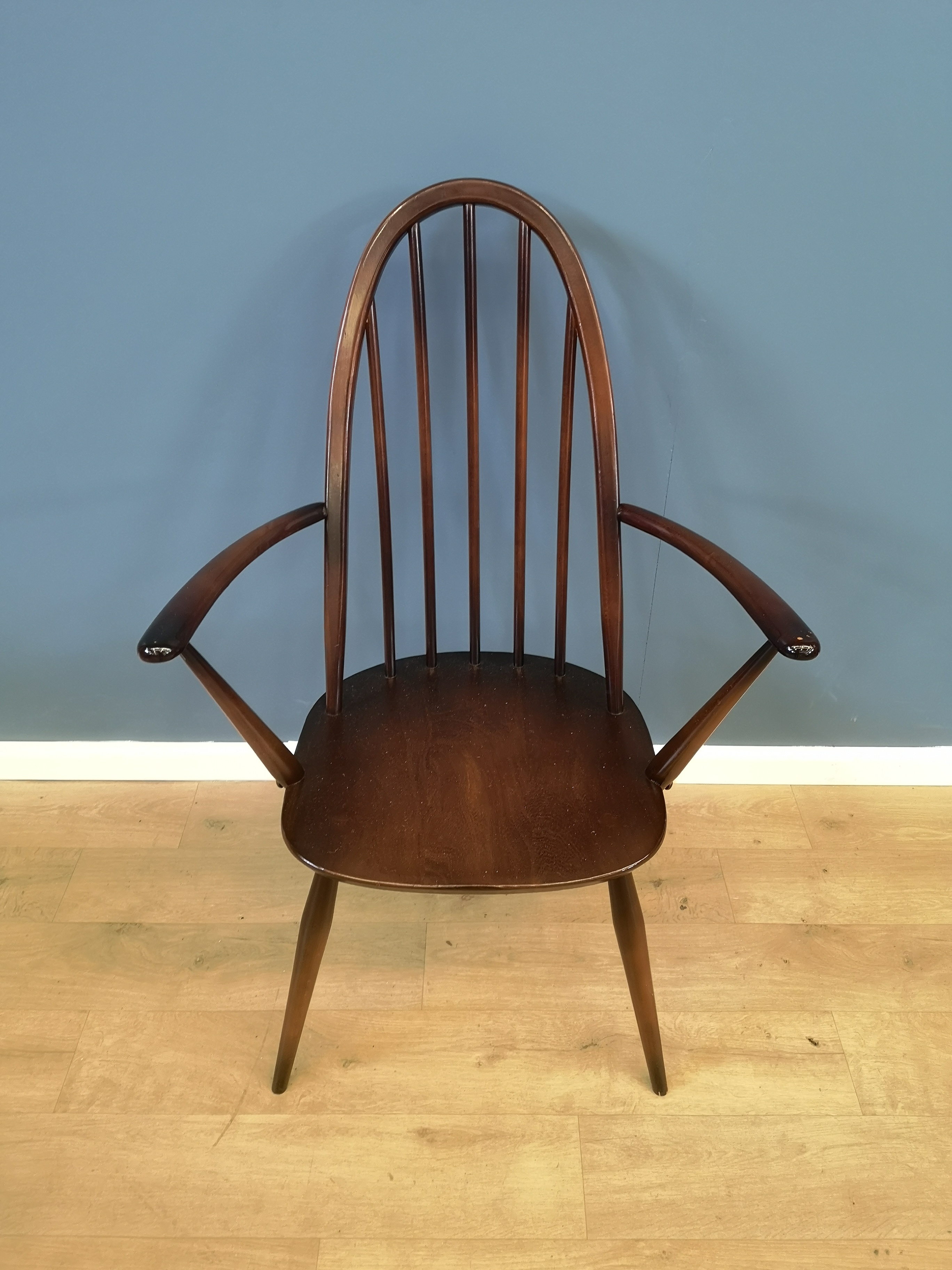 Set of four Ercol dining chairs - Image 2 of 6