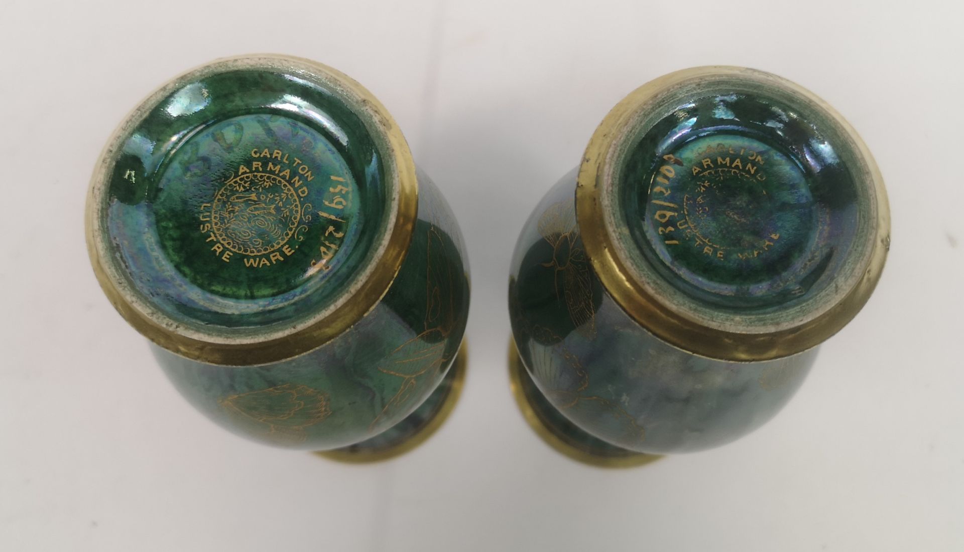 Pair of Carlton Ware Armande vases - Image 3 of 5