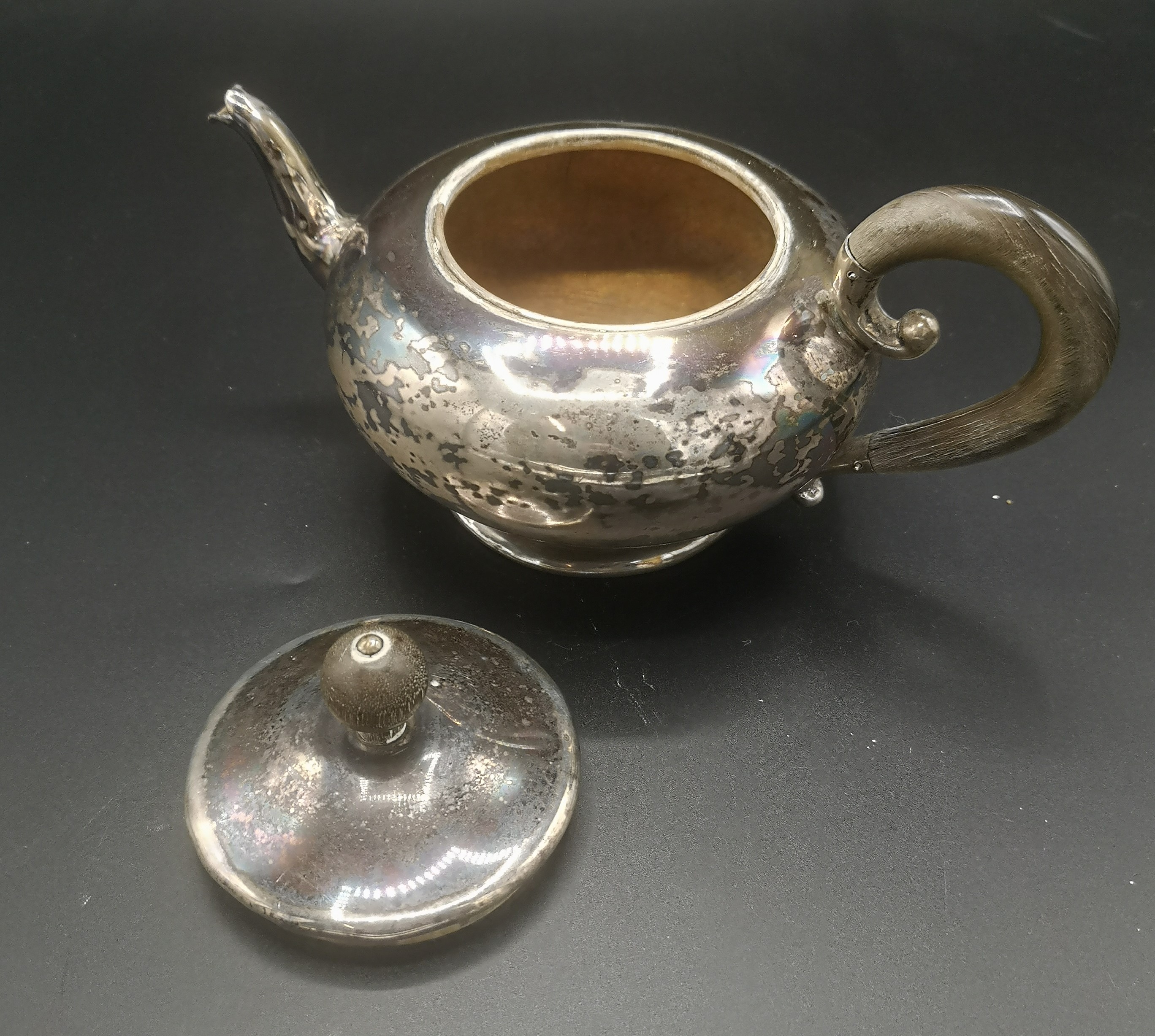 Dutch silver teapot - Image 3 of 5