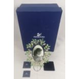 Boxed swarovski crystal photo frame