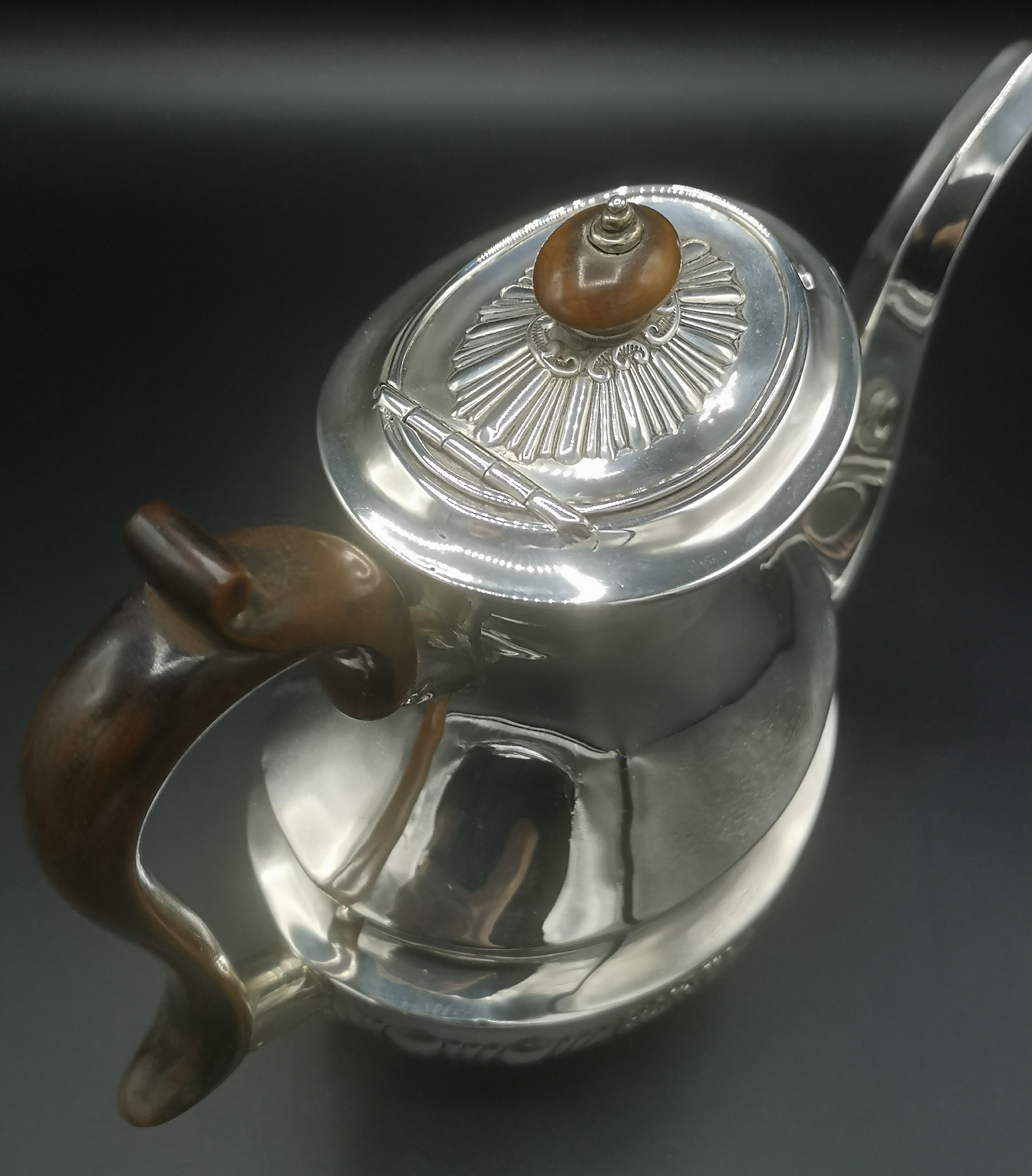 Silver coffee pot - Image 5 of 6