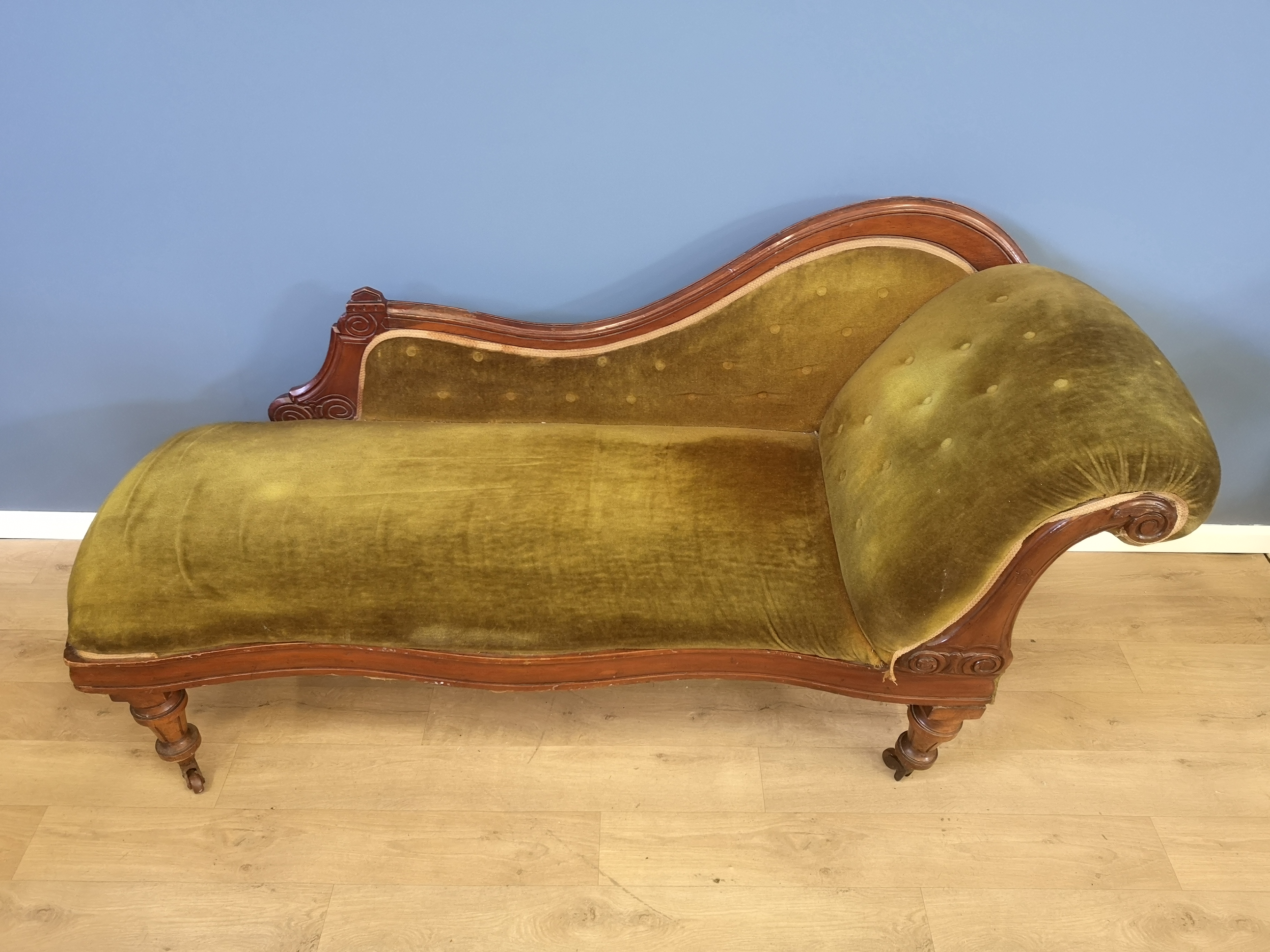 Victorian chaise longue - Image 5 of 5