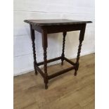 Oak display table