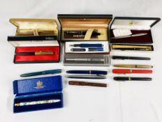 Collection of fountain pens