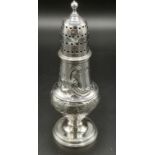 Georgian silver sugar caster