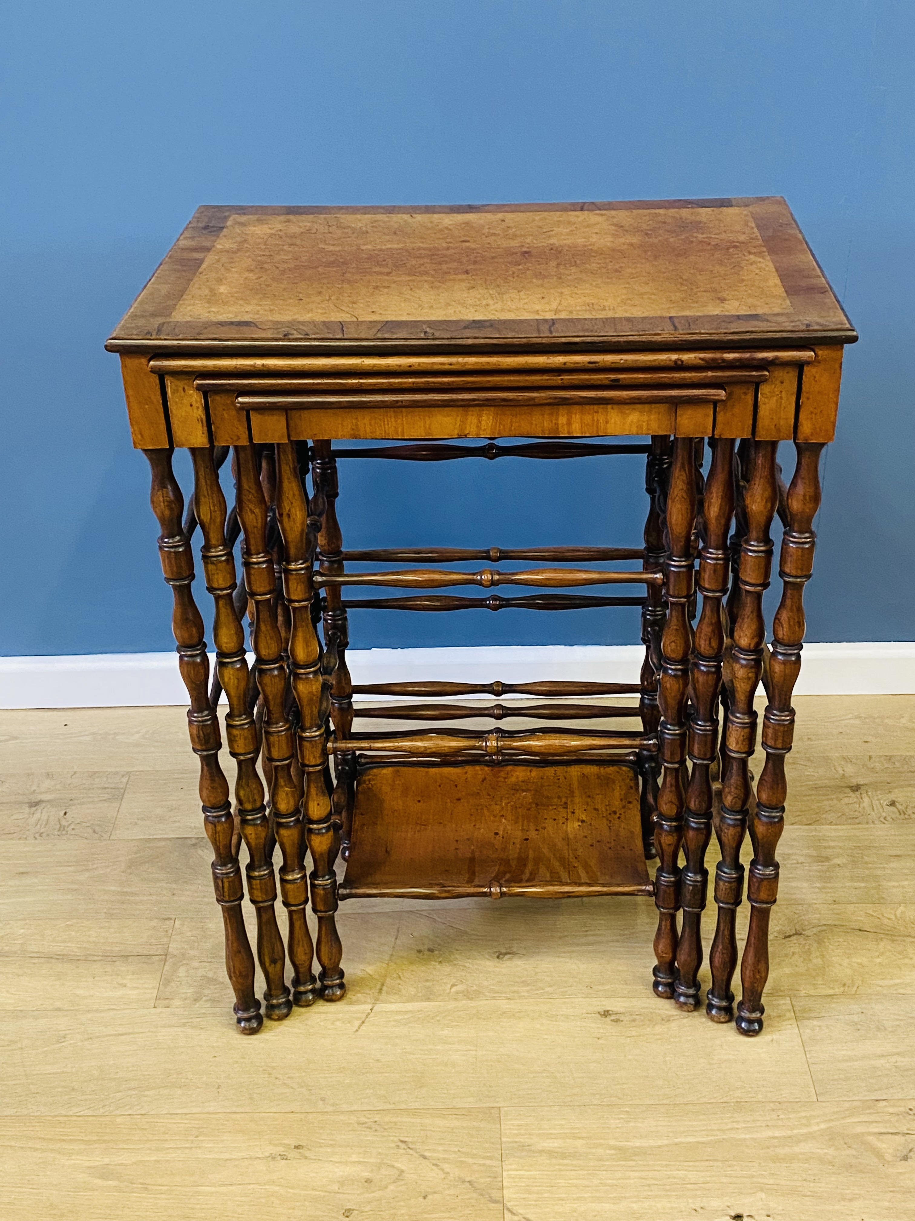 Early 19th century nest of four tables attributed to Gillows - Image 9 of 10