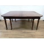 Victorian extending dining table