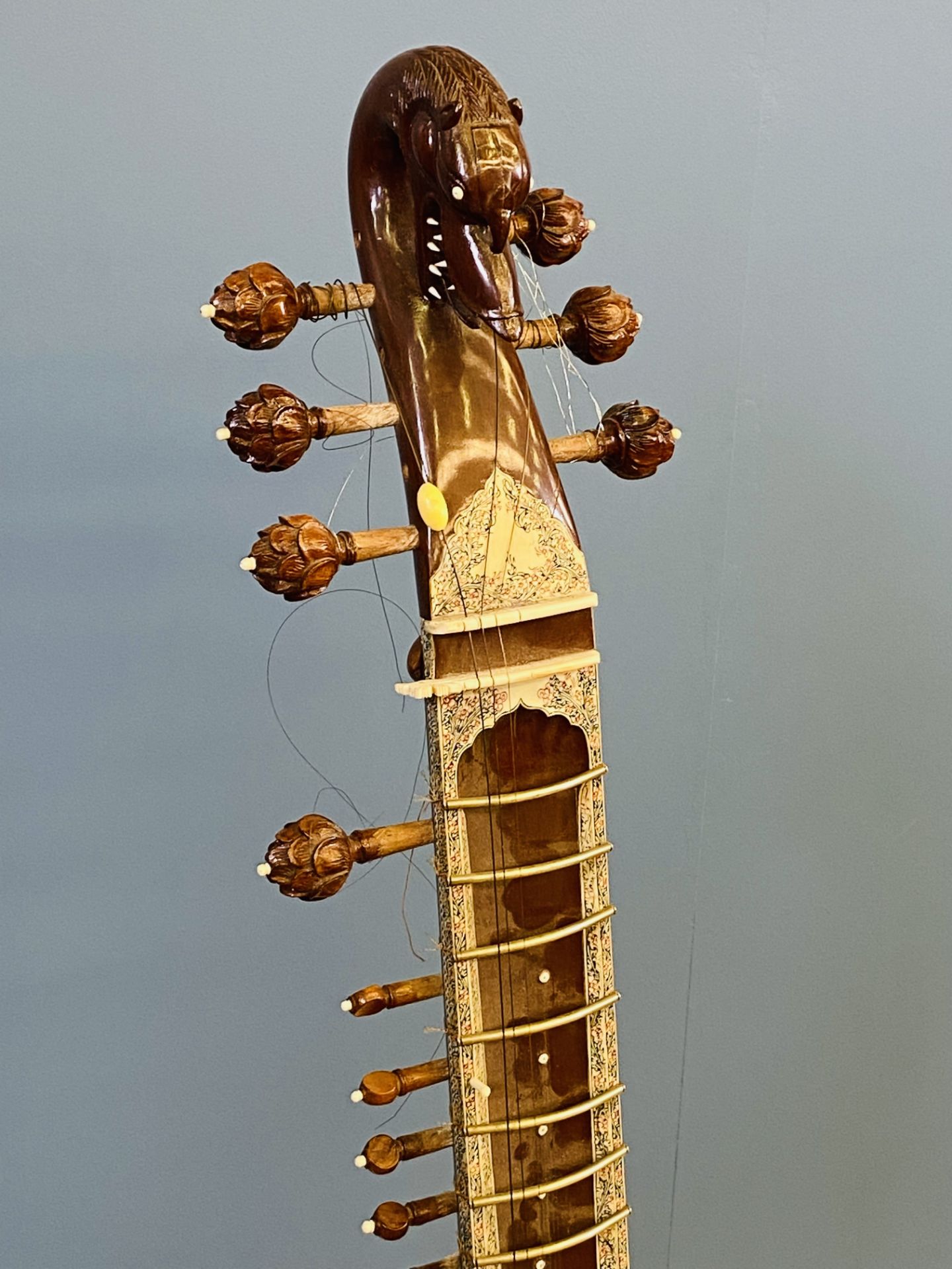 Sitar with bone detailing - Bild 5 aus 6