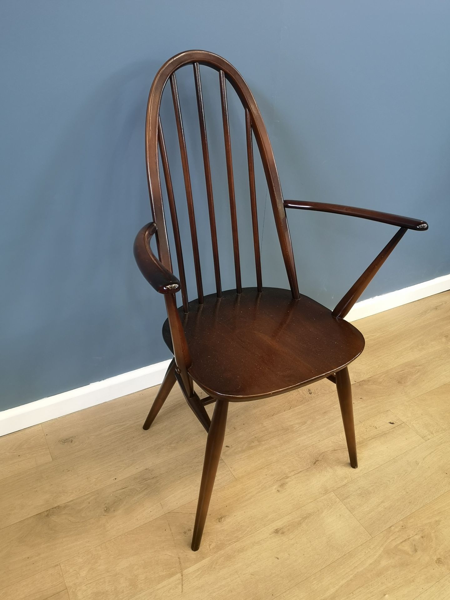Set of four Ercol dining chairs - Image 5 of 6