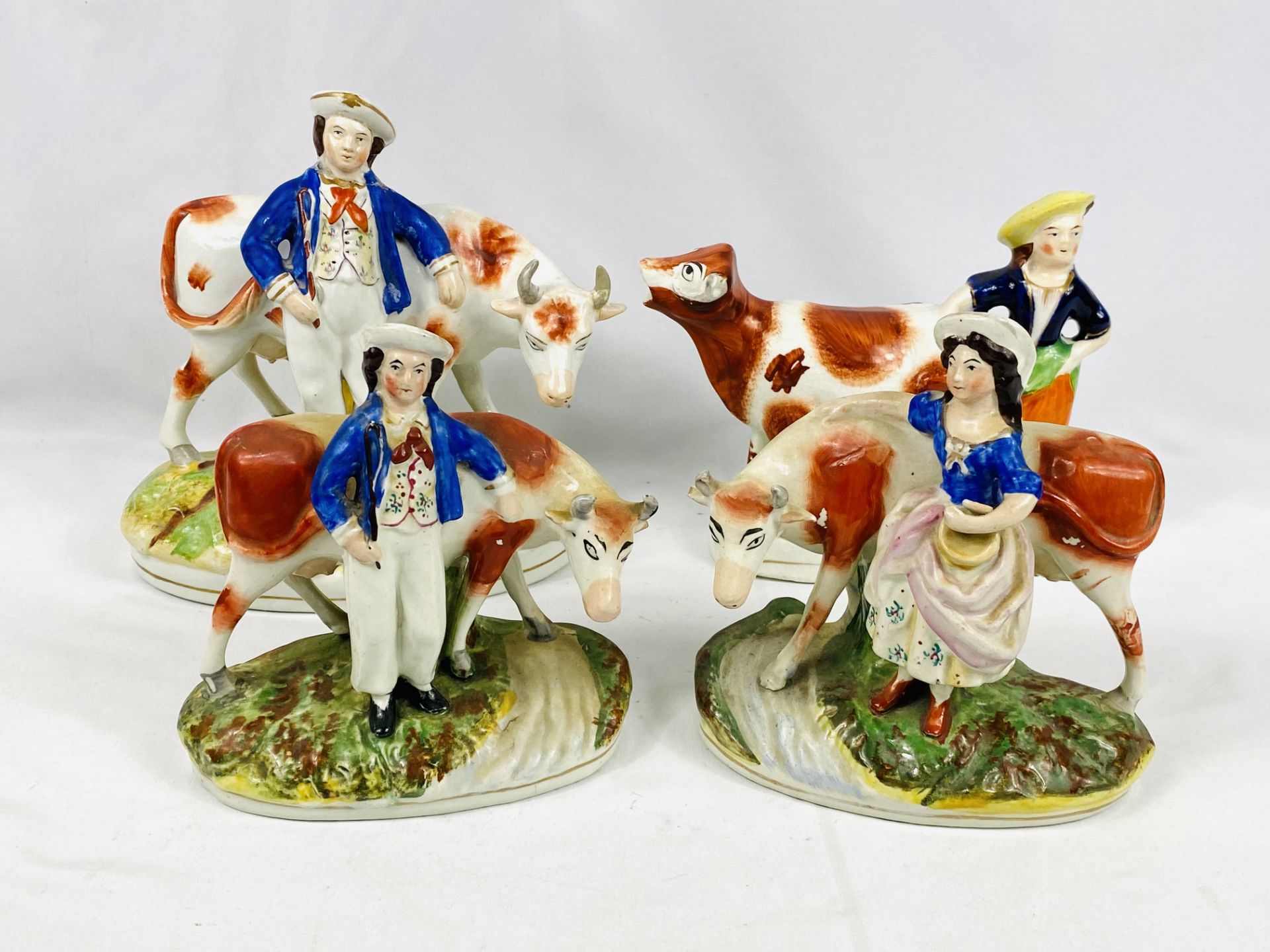 Four Staffordshire figurines - Image 3 of 3