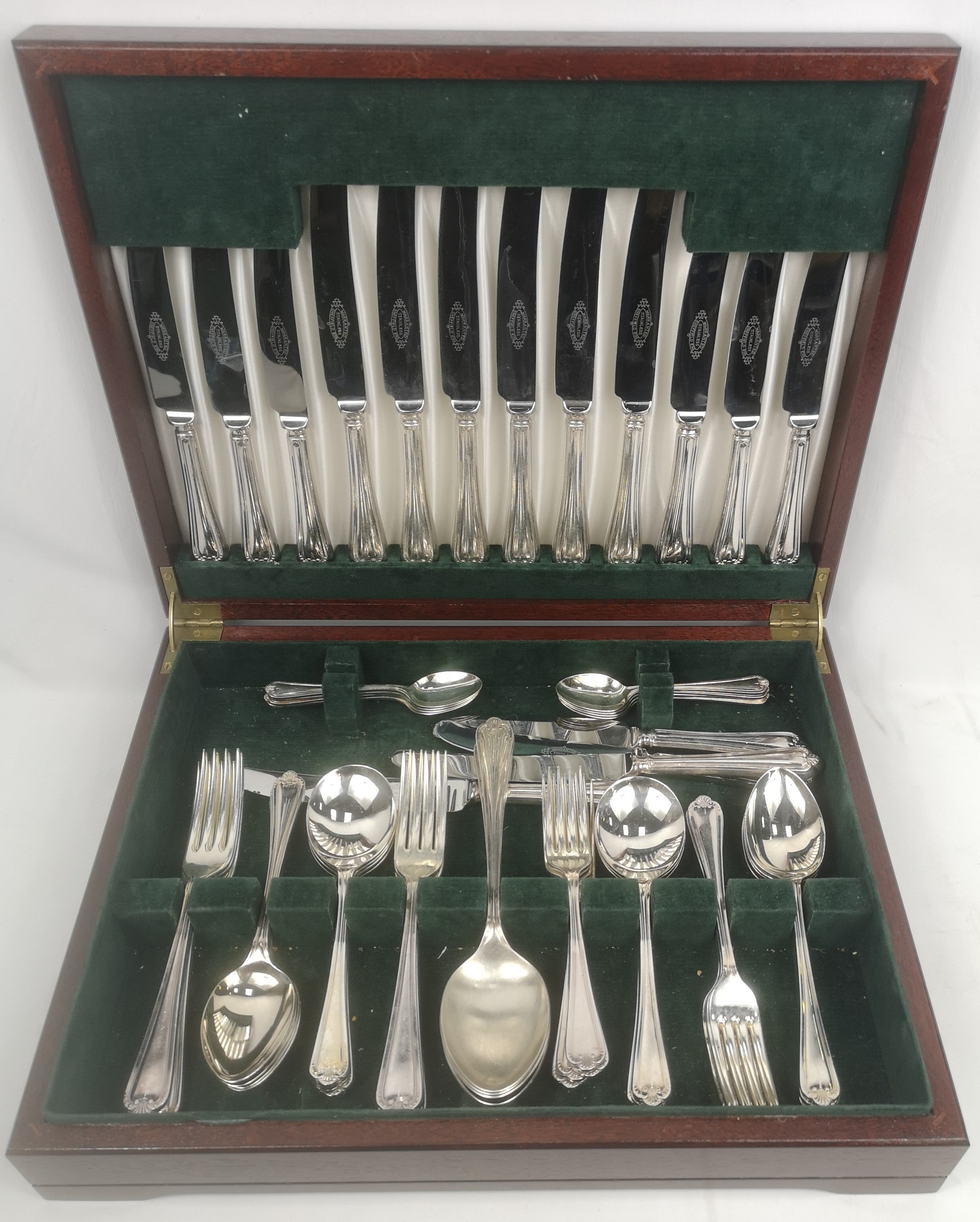 Six place canteen of silver plate cutlery - Image 6 of 7