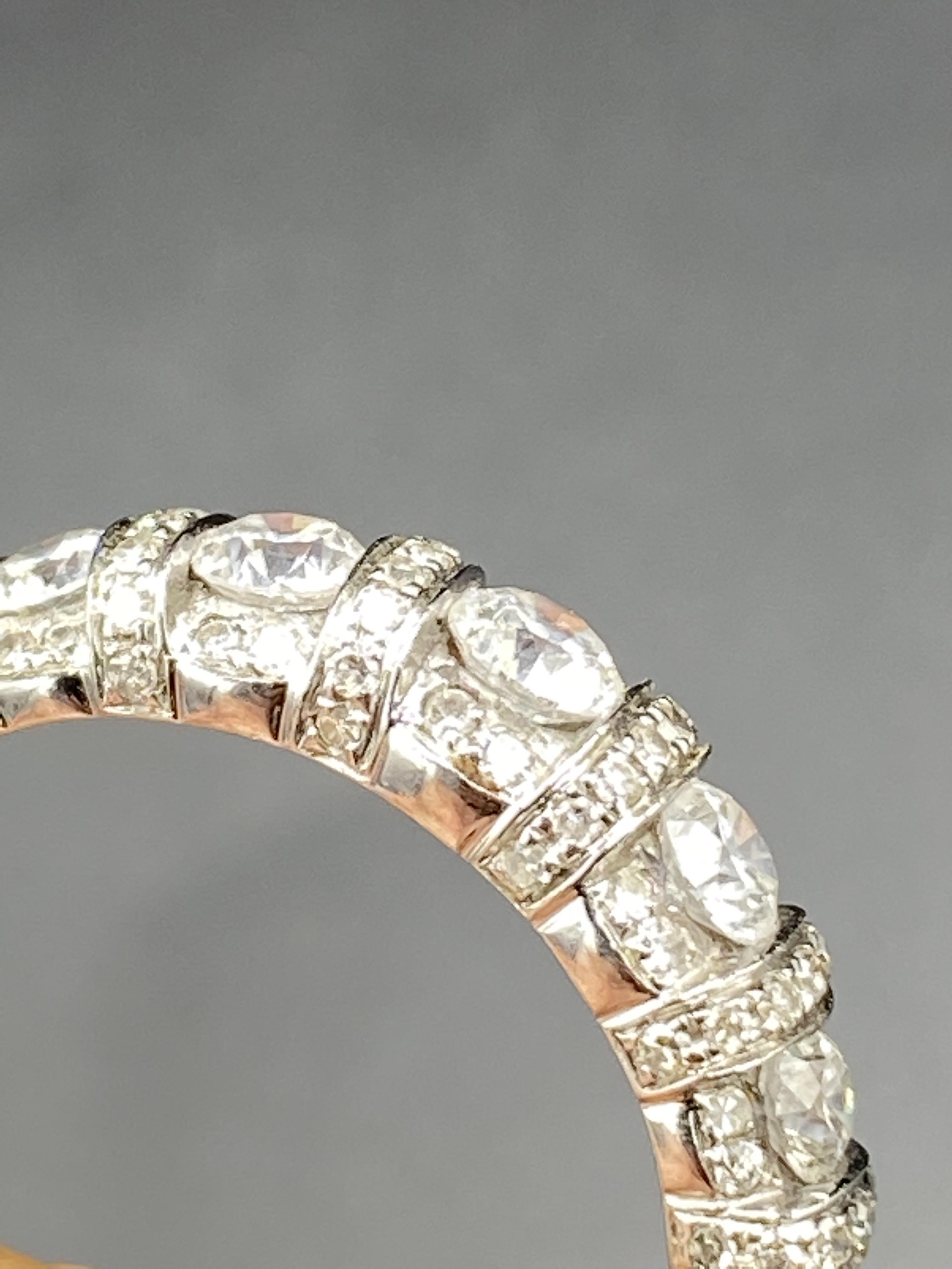 White gold ring set with five diamonds - Image 5 of 5