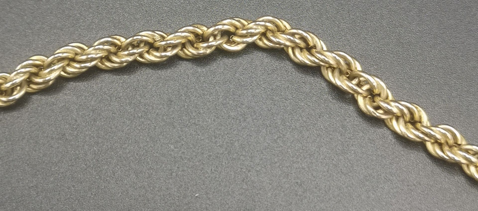 9ct gold rope twist chain - Bild 3 aus 4