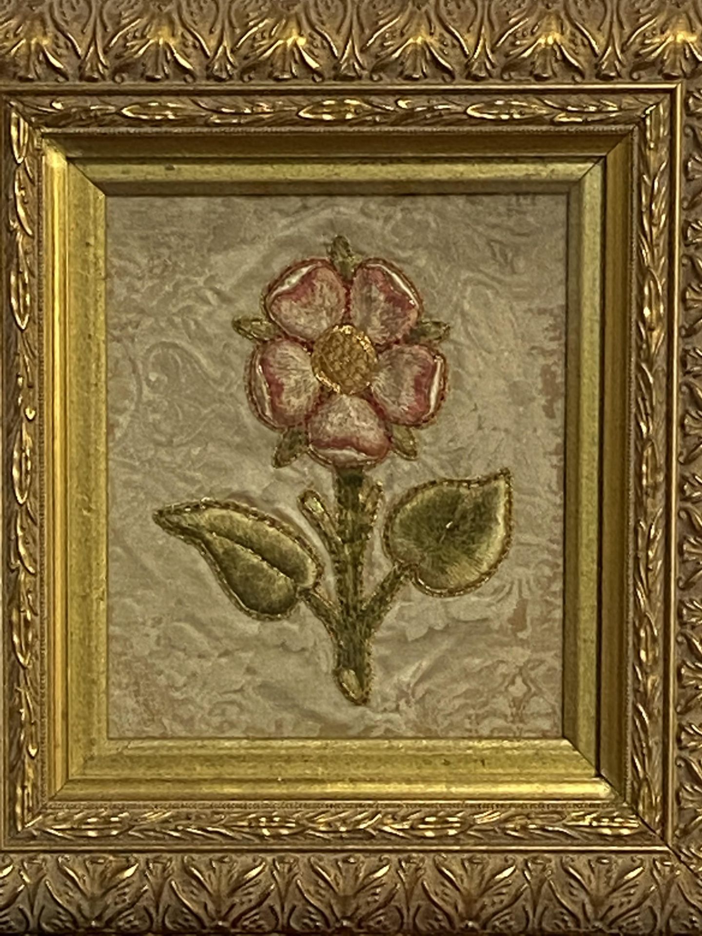19th century silk embroidery - Image 4 of 4