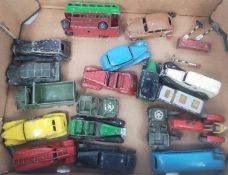 Quantity of 18 dinky vehicles