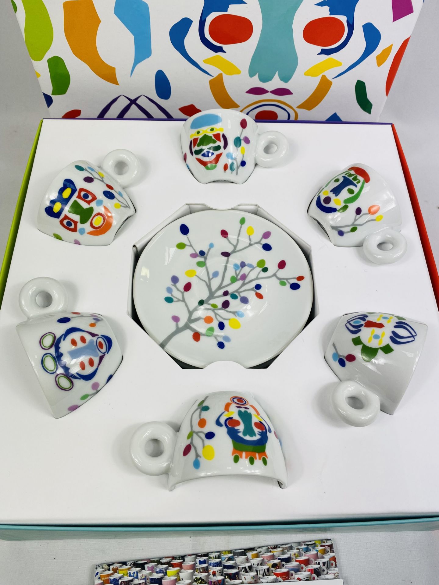 Set of six Illy coffee cups and saucers designed by Pascale Marthine Tayou - Bild 2 aus 3