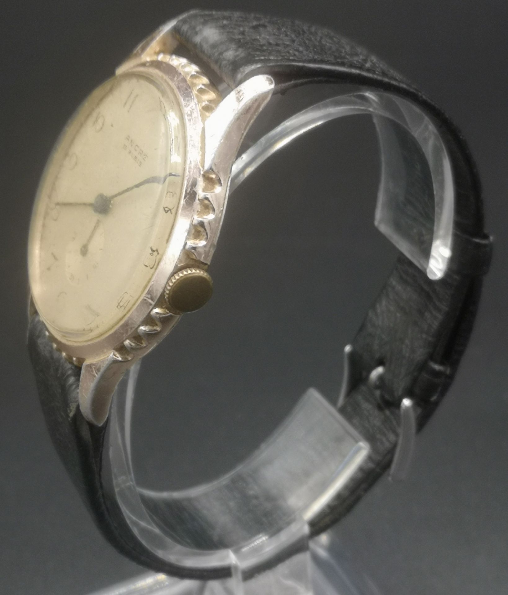 Gents wrist watch in 9ct gold case - Image 3 of 9