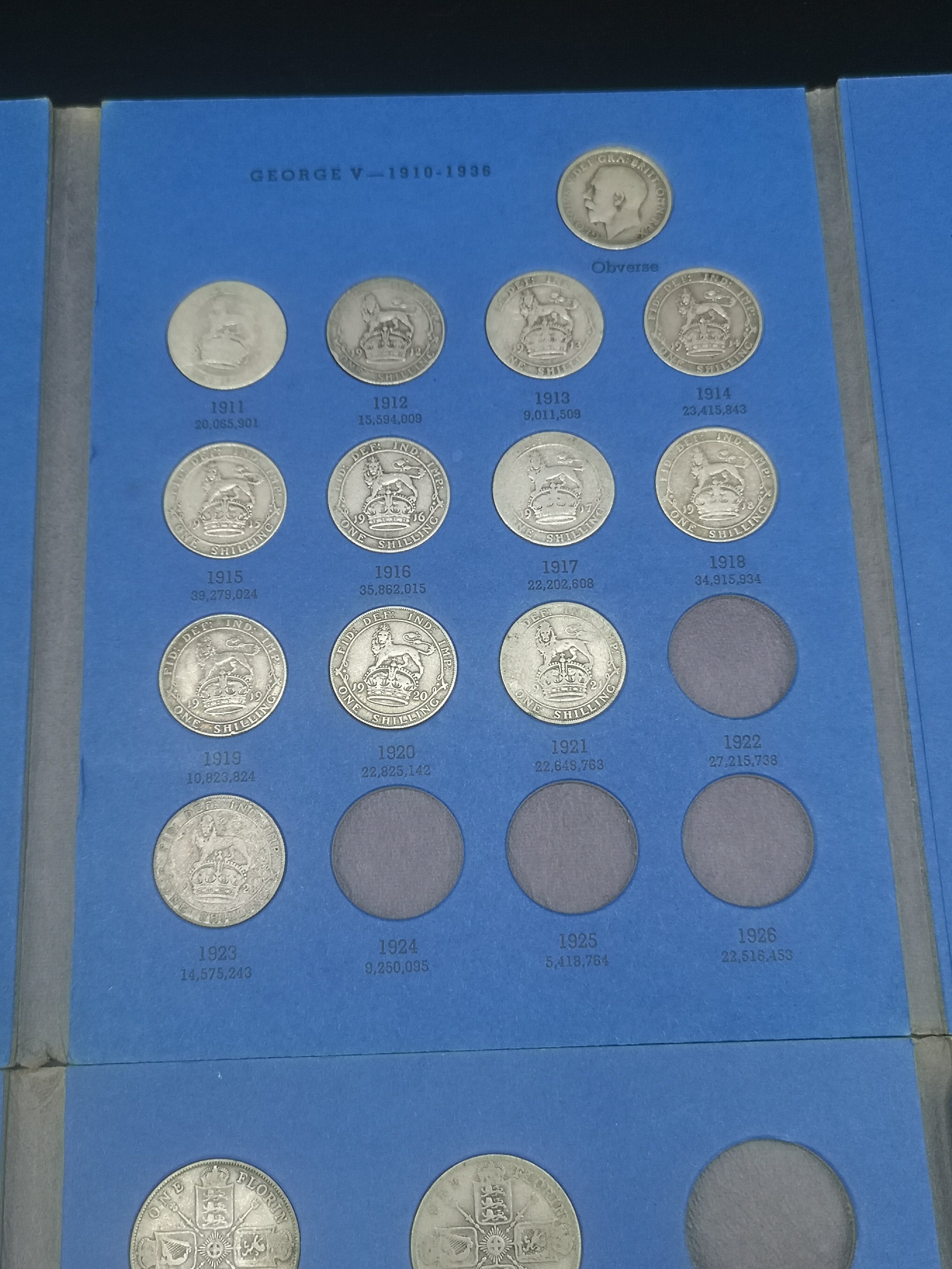 Two Whitman's Great Britain coin folders
