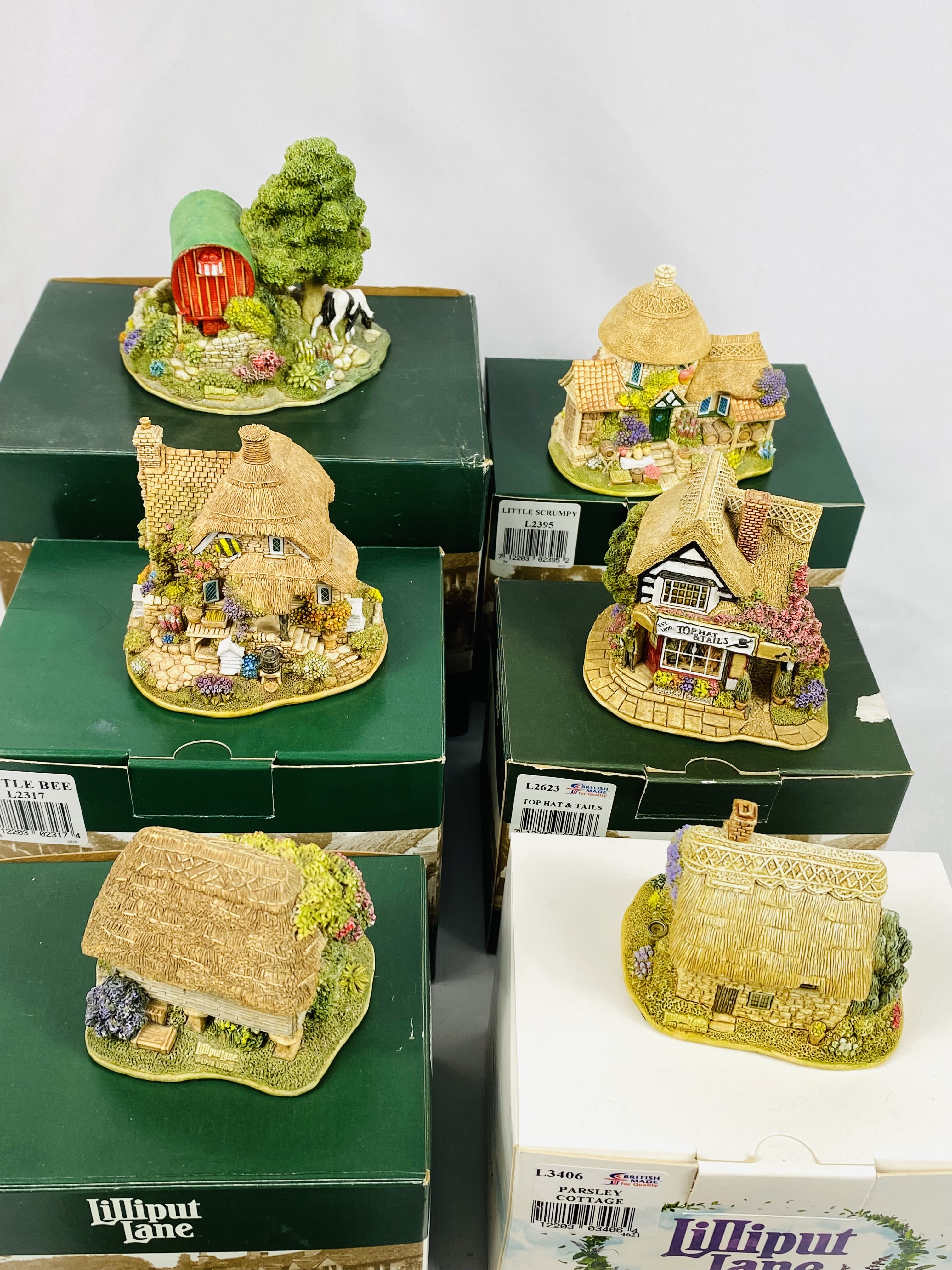 Eight Lilliput Lane cottages - Image 2 of 4