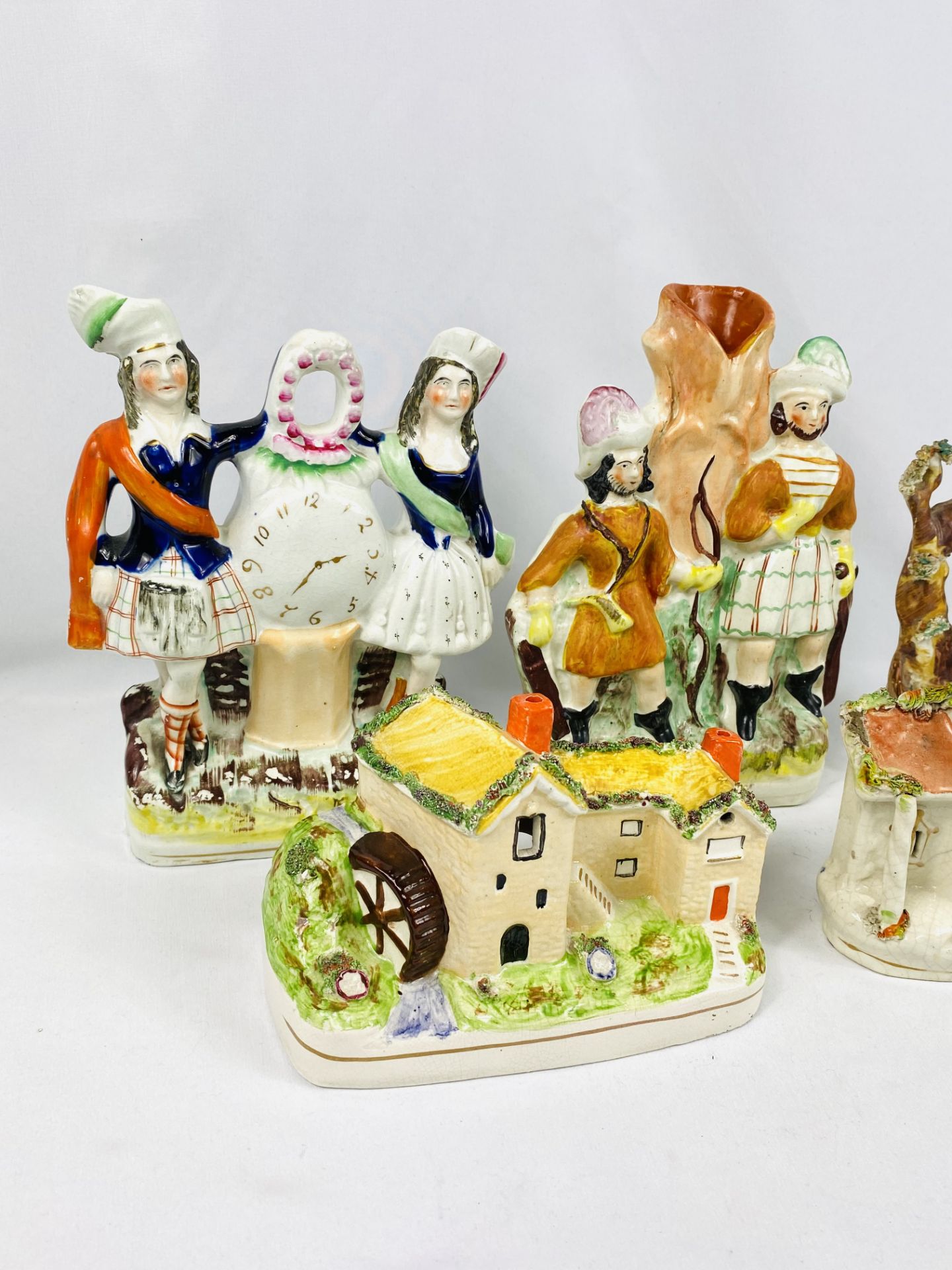 Six Victorian Staffordshire figures - Bild 4 aus 4