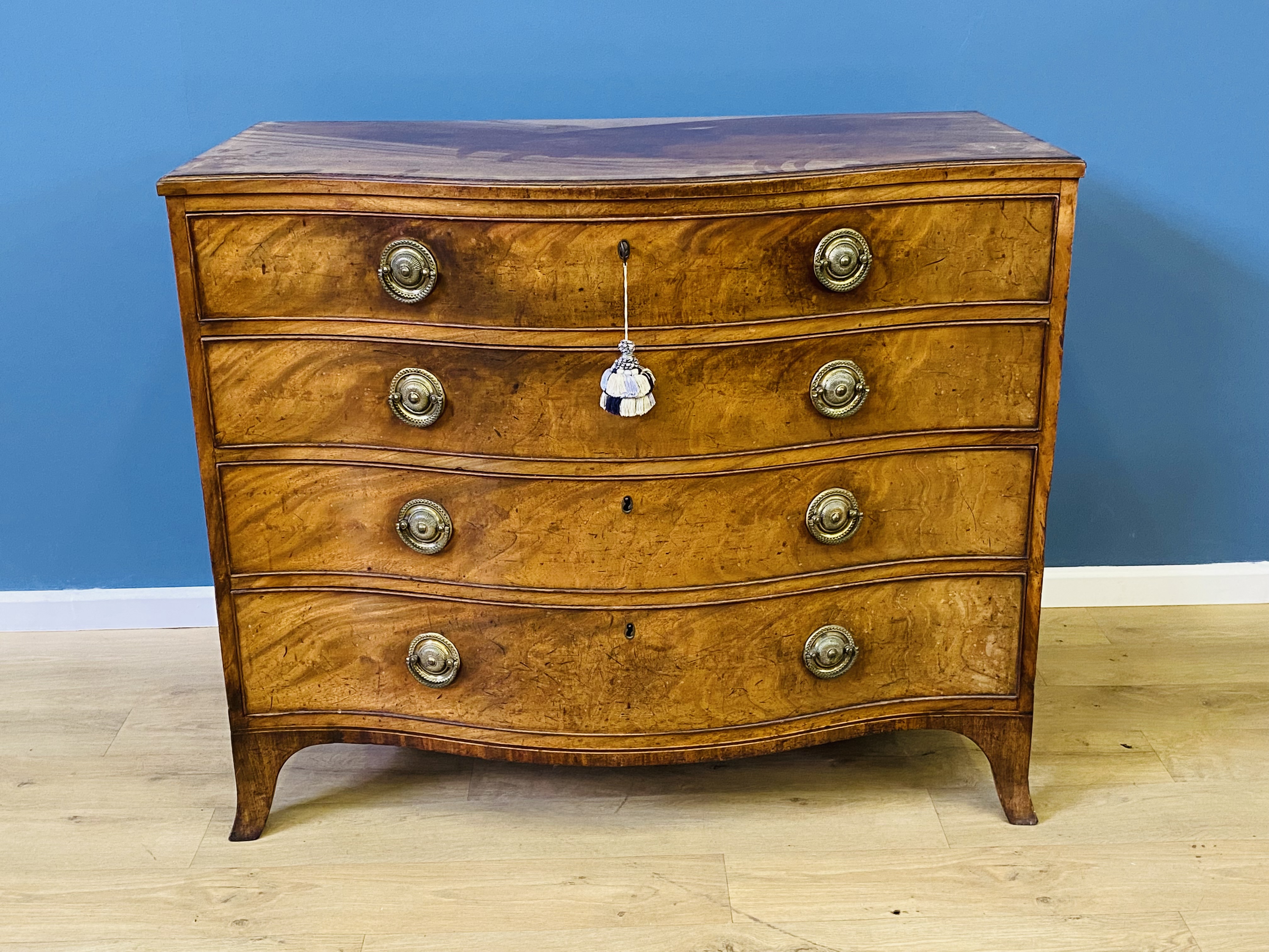 Regency mahogany chest of drawers - Image 4 of 8