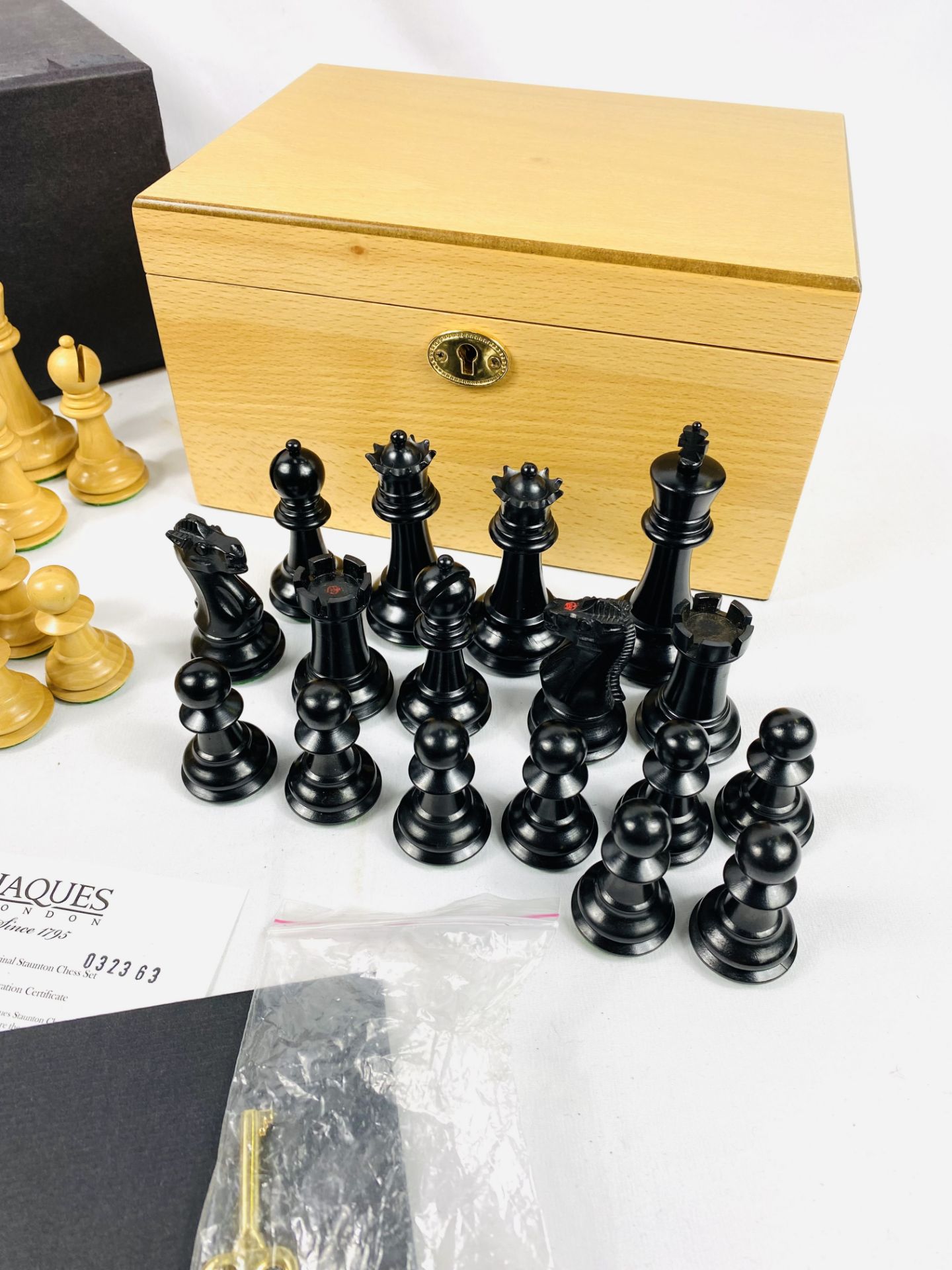 Jaques Staunton chess set - Image 2 of 6