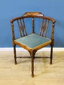 Mahogany corner chair