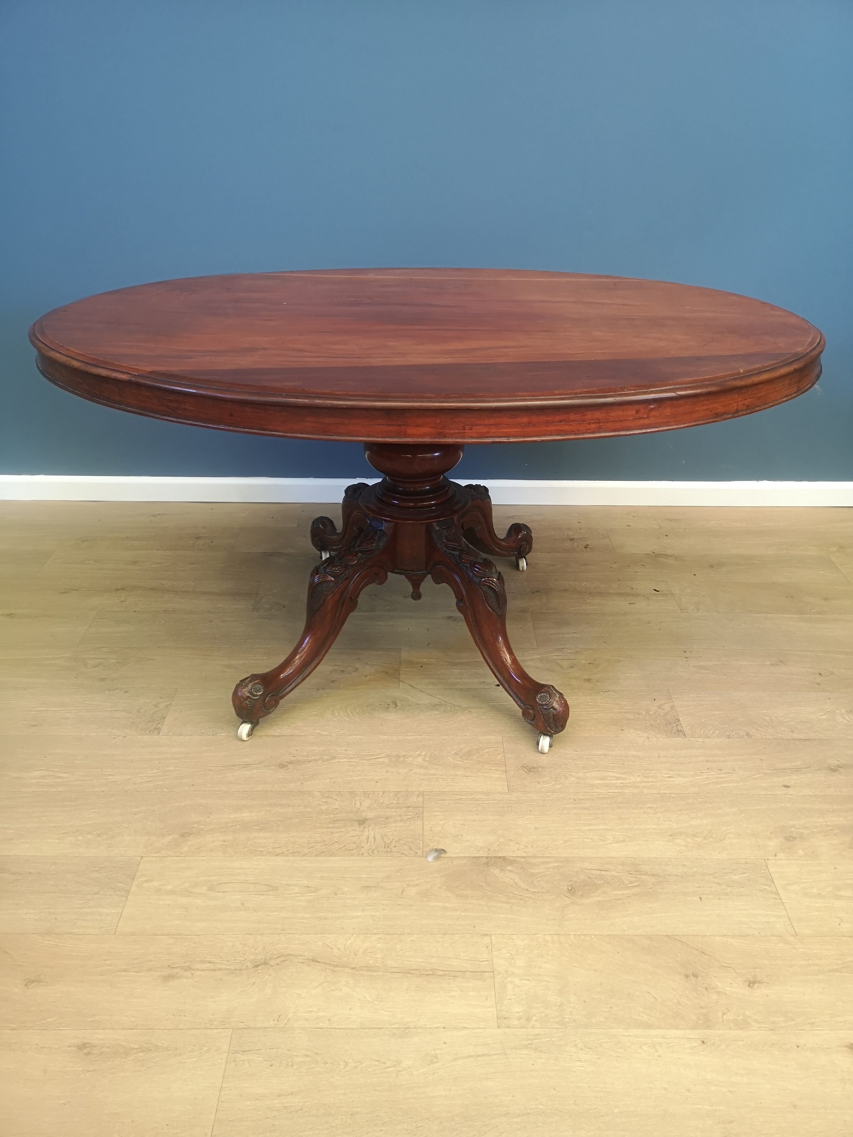 Mahogany tilt top breakfast table