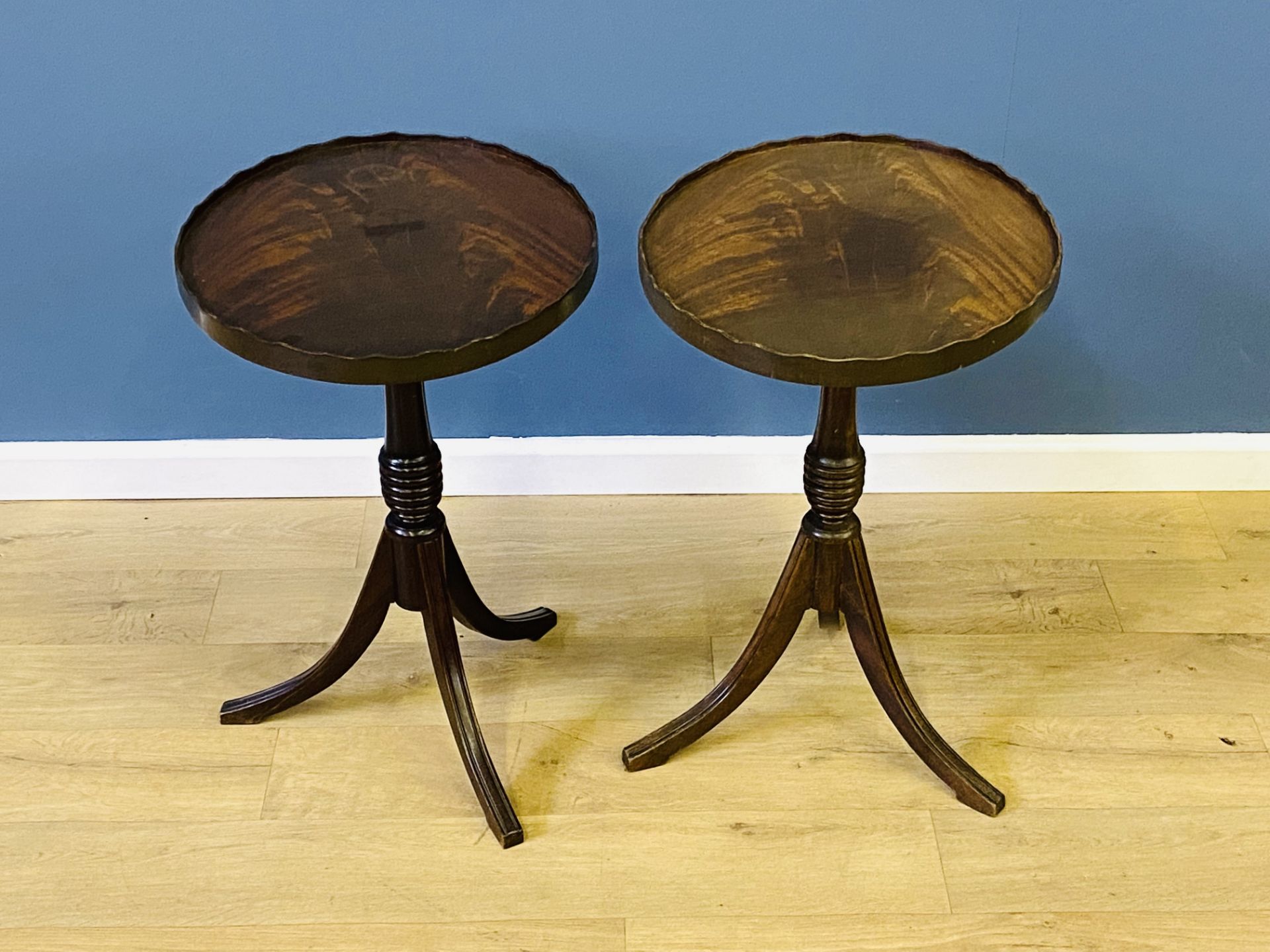Two mahogany wine tables - Image 2 of 4