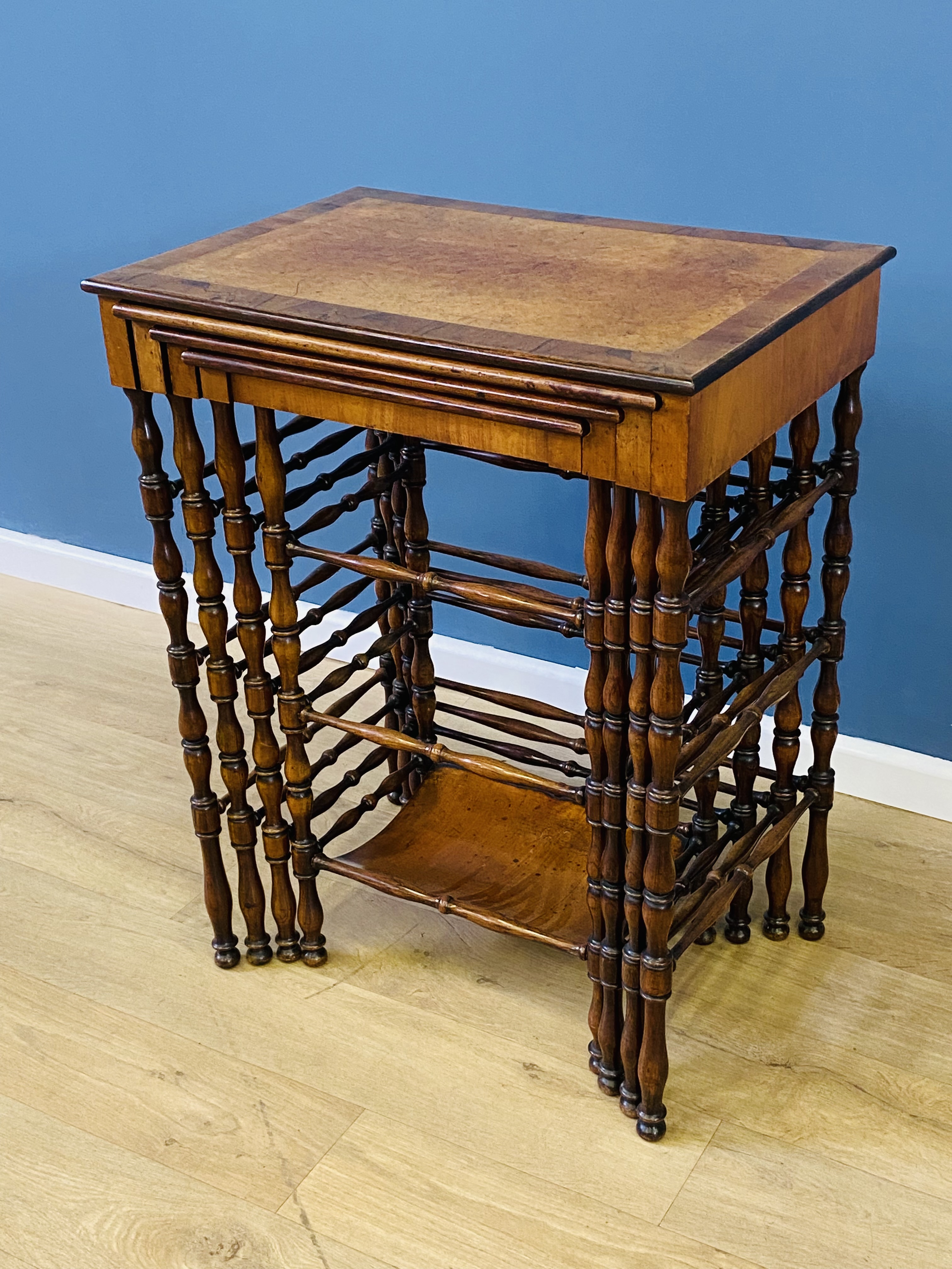 Early 19th century nest of four tables attributed to Gillows - Image 10 of 10