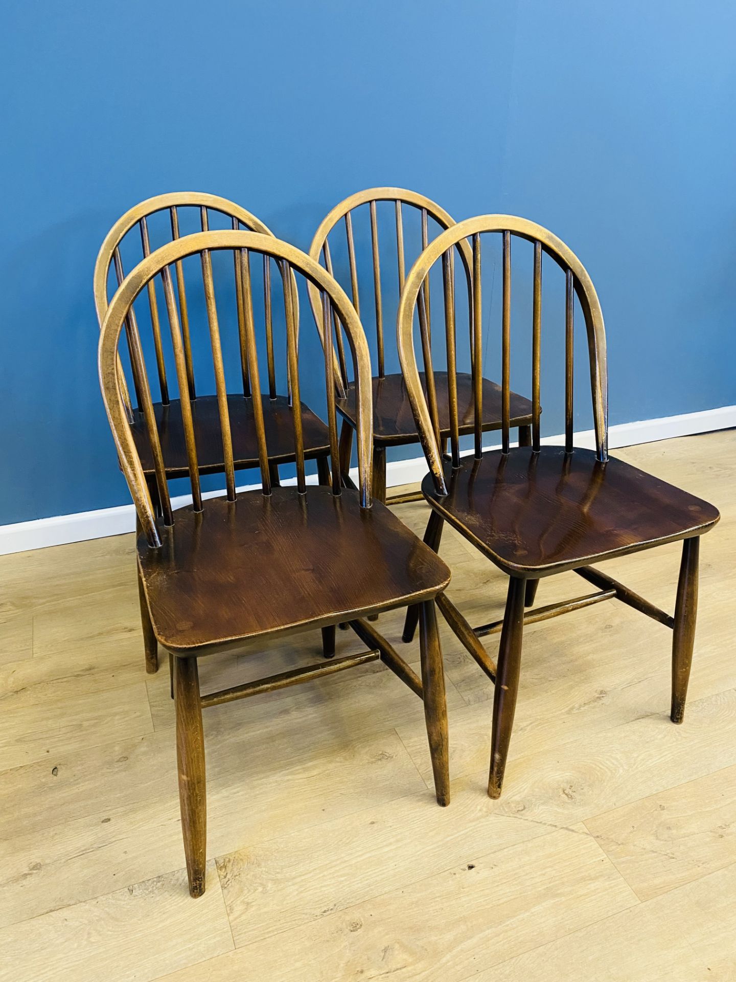 Four Ercol dining chairs - Image 5 of 5