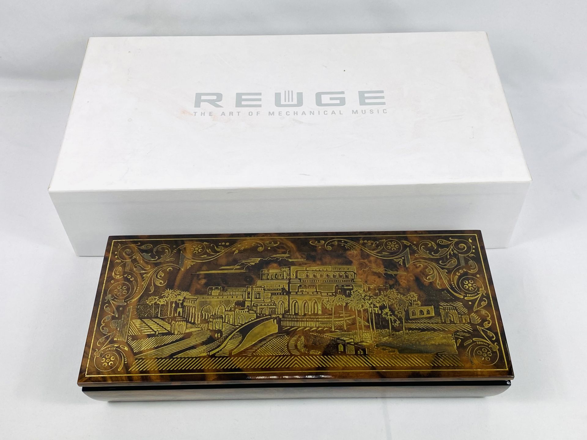 Reuge wood music box - Image 4 of 4