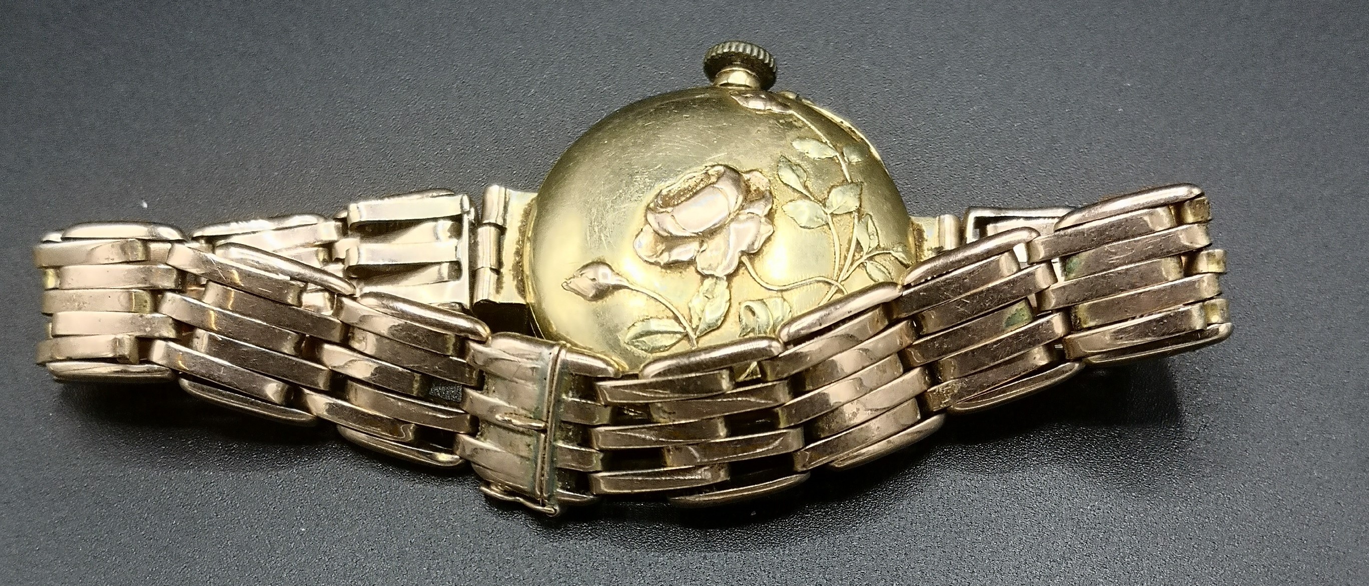 18ct gold case wrist watch together with a Swiss made wrist watch - Image 5 of 7