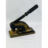 Victorian embossing stamp