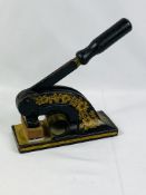 Victorian embossing stamp