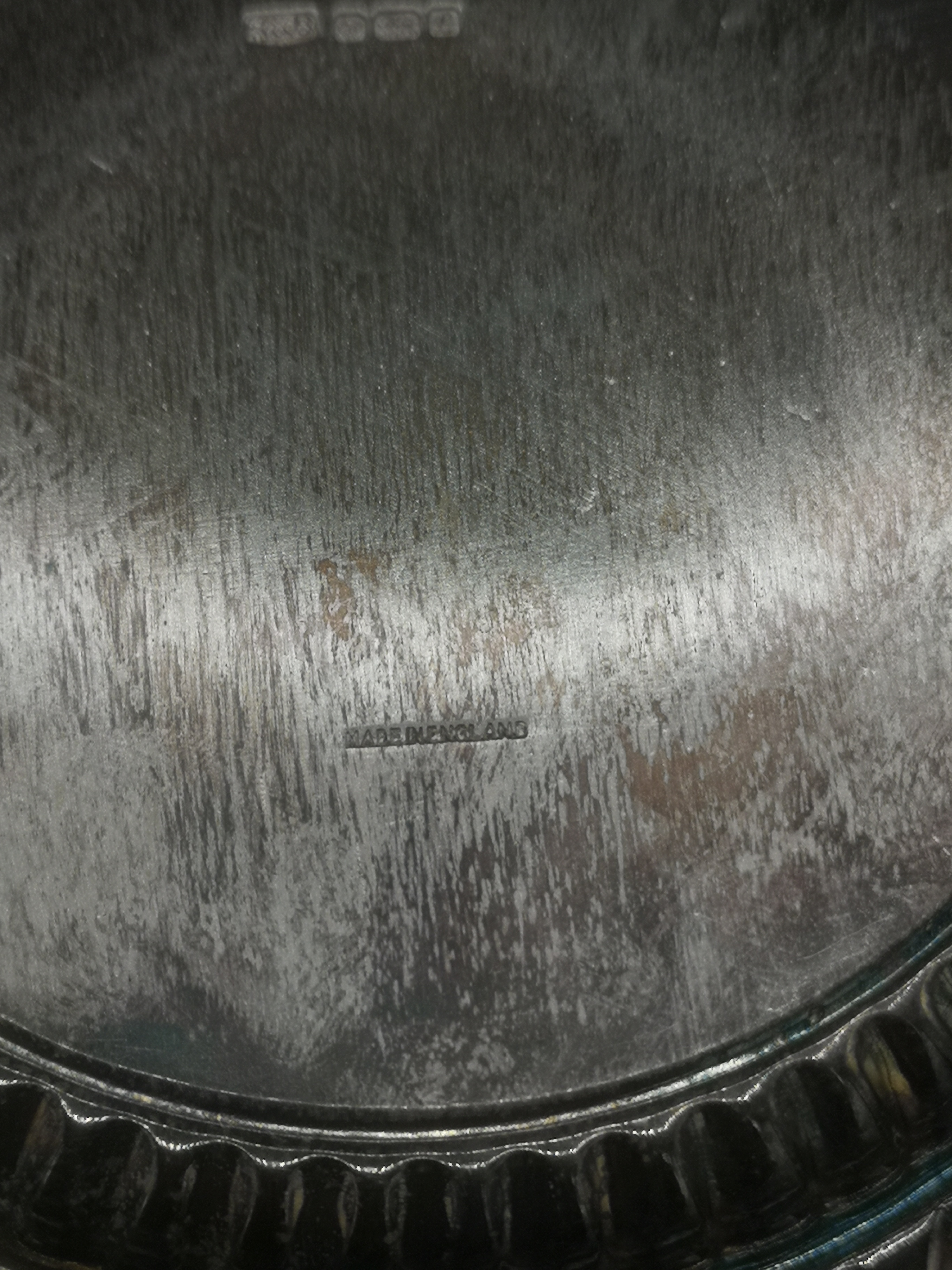 Silver dish with Omani logo to centre - Image 6 of 6