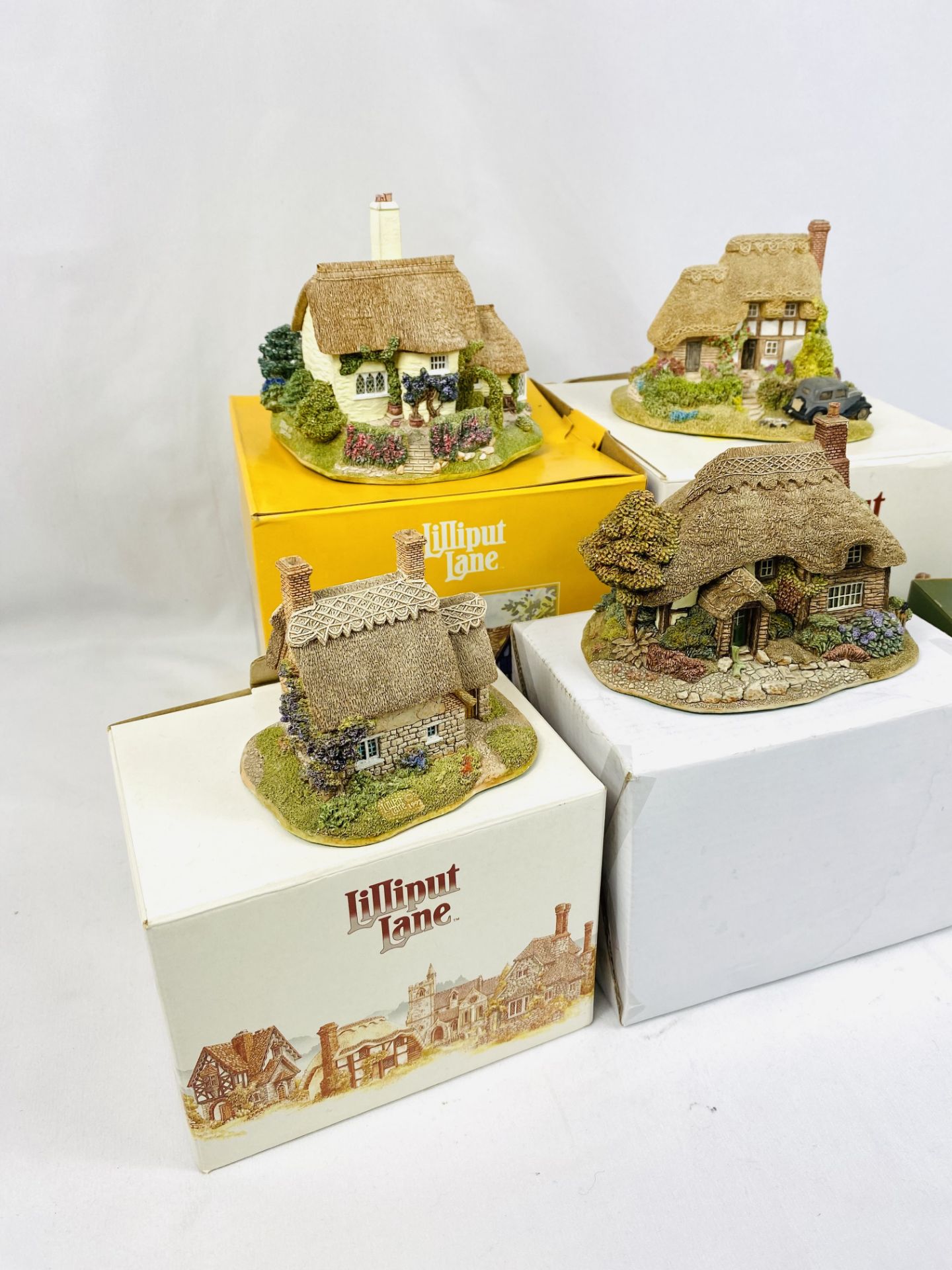 Five Lilliput Lane Cottages in boxes - Image 4 of 4